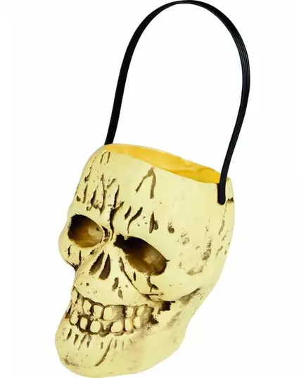 Kýblík na sladkosti lebka Halloween