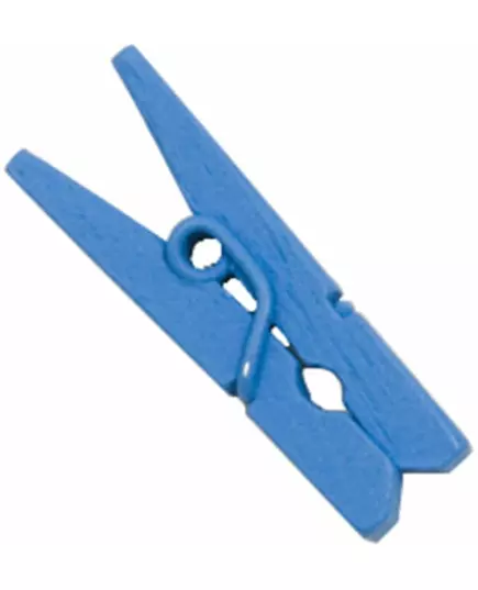 10 mini modrých dřevěných kolíčků 2,5 cm