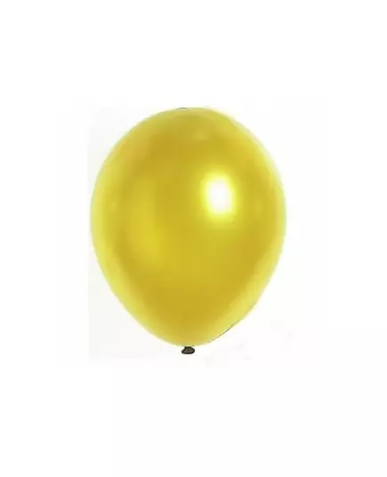 12 zlatých metalických balónků 28 cm