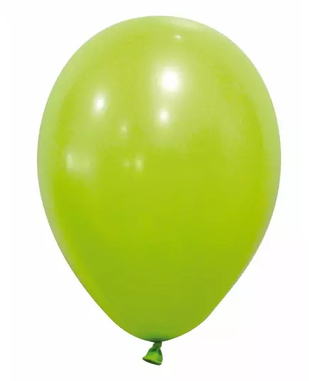 12 světle zelených balónků 28 cm