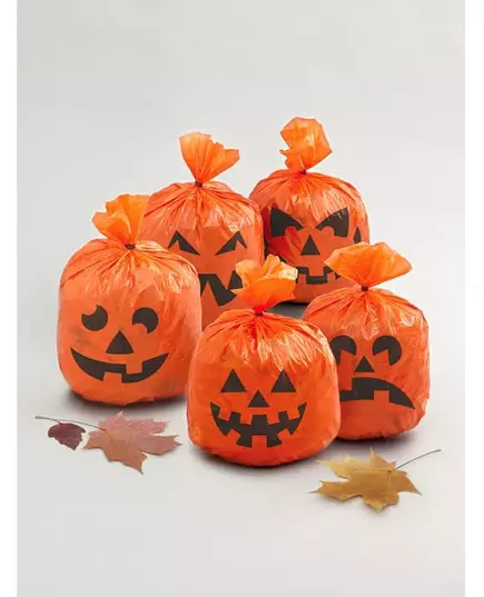 20 plastových sáčků Pumpkin 15 x 20 cm