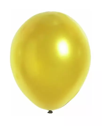 100 zlatých metalických balónků 29 cm