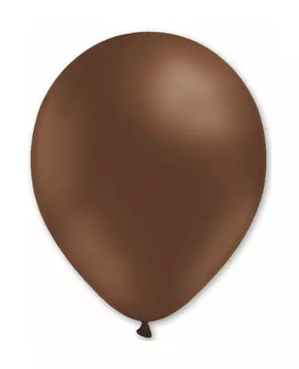 100 hnědých balónků 27 cm