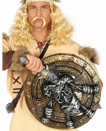 Vikingský kostlivčí štít a meč 57 cm
