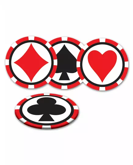8 podtácků Casino 8,9 cm