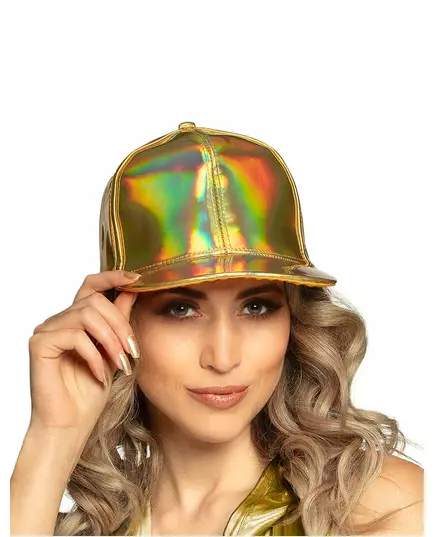 Duhová zlatá čepice pro dospělé