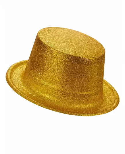Zlatý plastový cylindr pro dospělé