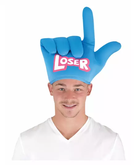 Klobouk „loser hand“ pro dospělé
