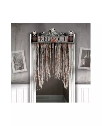 Halloweenský závěs na dveře 150 × 95 cm