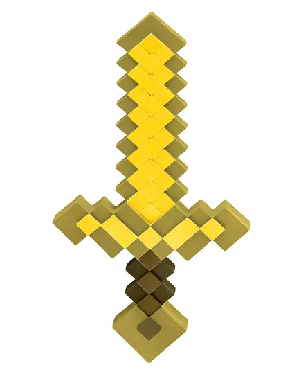 Dětský Minecraft meč zlatý/žlutý