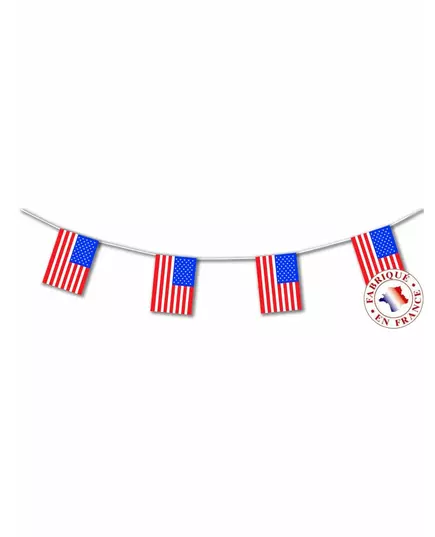 Girlanda vlaječek USA 4 m