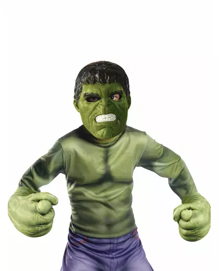 Sada obří maska Hulk a rukavice pro děti