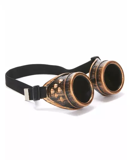 Steampunk měděné letecké brýle (goggles) pro dospělé