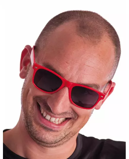 Červené modré brýle pro dospělé