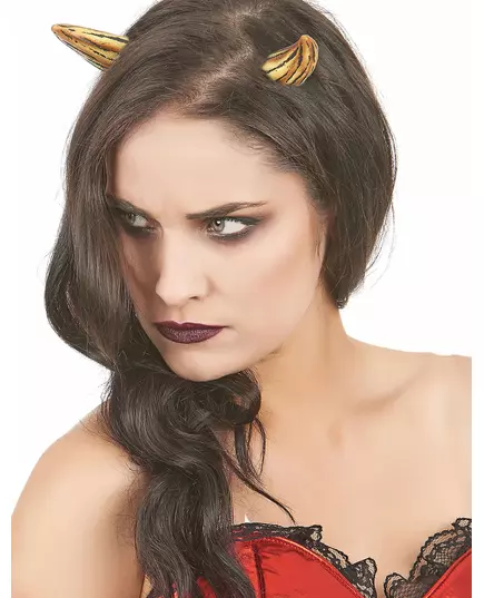 Pár luxusních latexových ďábelských rohů pro dospělé