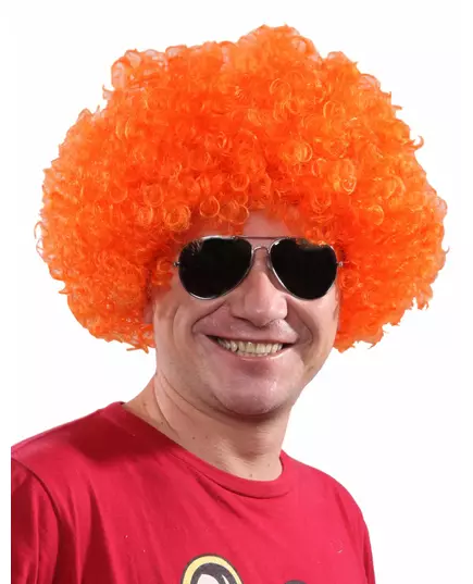Standardní oranžová klaunská paruka pro dospělé