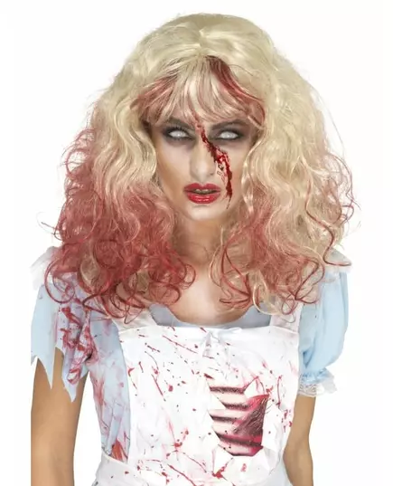 Krvavá blond paruka pro ženy Halloween