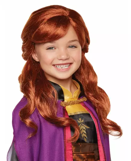 Luxusní paruka Anna Frozen 2 pro dívky