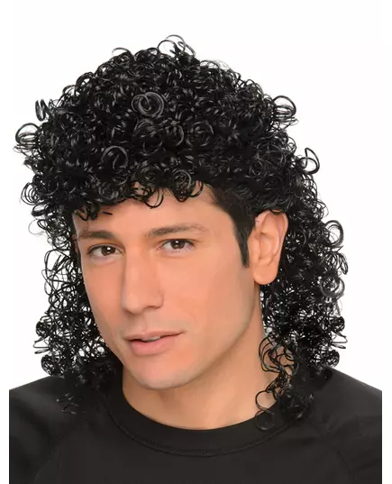 Kudrnatá mullet paruka pro muže