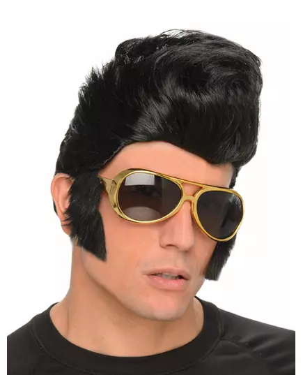 Paruka rockera s brýlemi pro muže