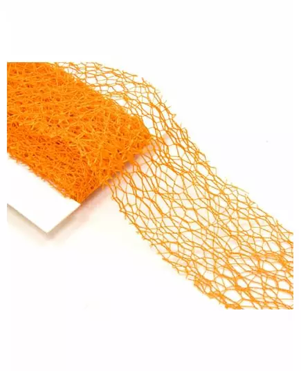 Oranžová dekorační stuha 4 cm × 3 m