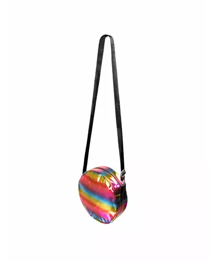 Duhová holografická kulatá crossbody taška