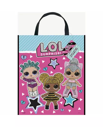 LOL Surprise plastová dárková taška 30 × 38 cm