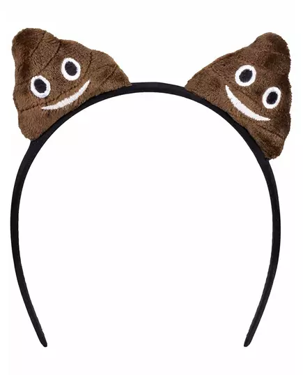 Čelenka s emoji hovínka pro dospělé