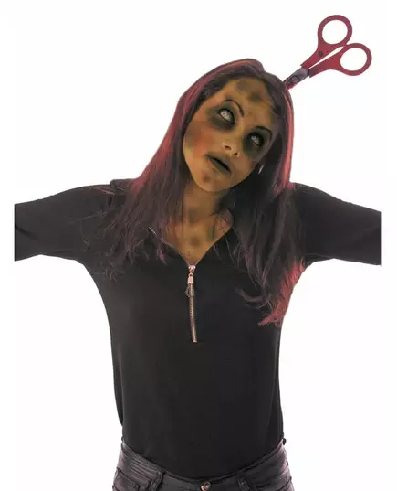 Krvavá čelenka nůžky pro dospělé Halloween