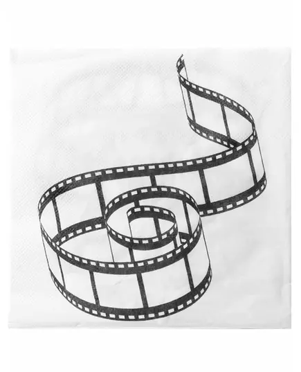20 filmových papírových ubrousků 33 x 33 cm