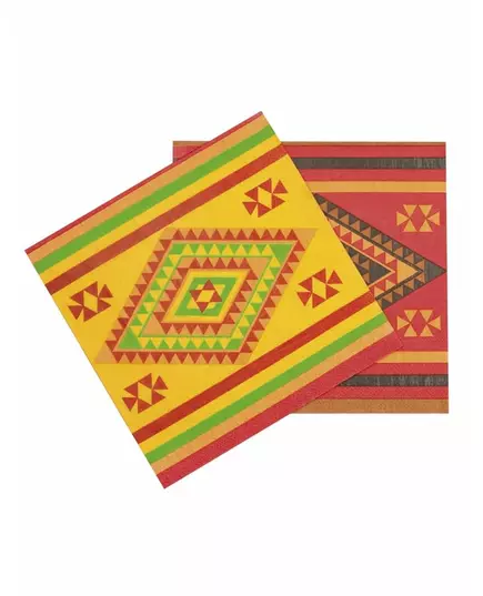 20 mexických papírových ubrousků 33 × 33 cm