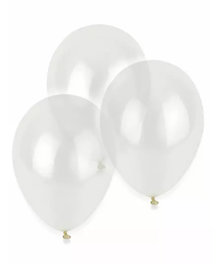 12 průhledných balónků 28 cm