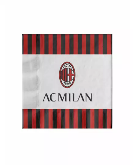 20 papírových ubrousků AC Milan 33 × 33 cm