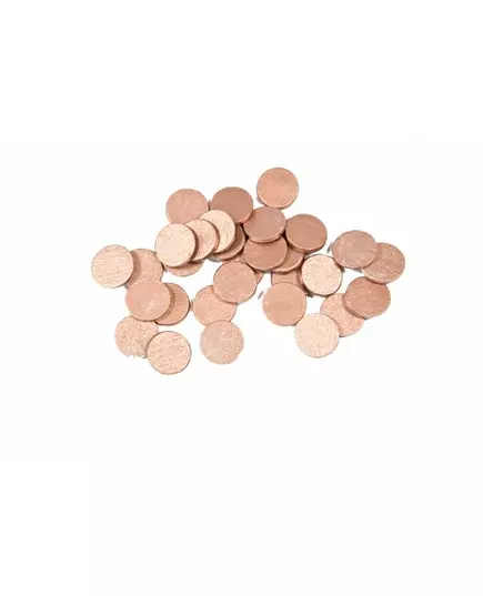 24 kulatých rose gold stolních konfet 1,2 cm