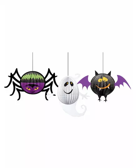 3D halloweenské závěsné dekorace