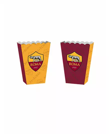 4 kartonové krabičky na popcorn Roma 13,5 × 8,5 × 19 cm