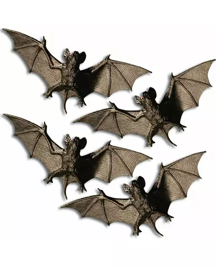 4 halloweenské netopýry 11 cm