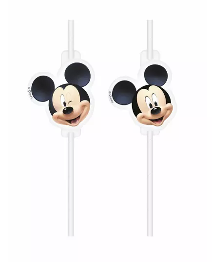 4 brčka s plastovými medailony Mickey