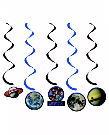 Závěsné dekorace Space Birthday 91cm