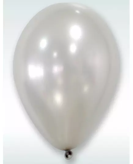 50 metalických stříbrných balónků 30 cm