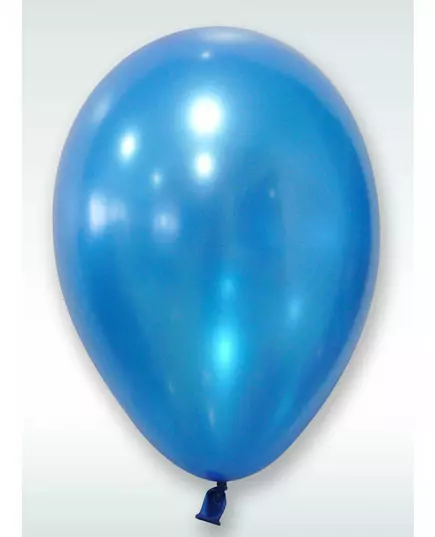 50 metalických modrých balónků 30 cm