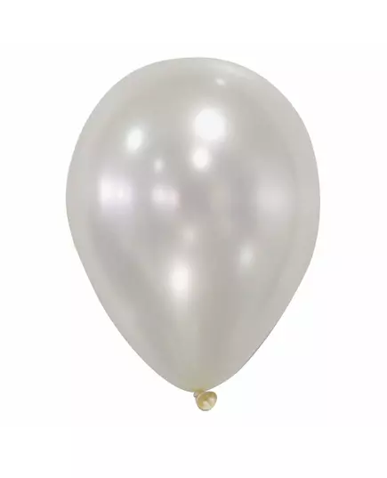 50 metalických slonovinových balónků 30 cm