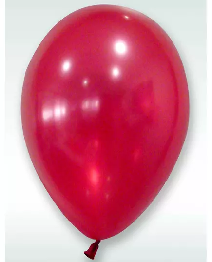 50 metalických červených balónků 30 cm