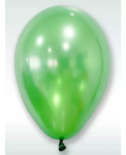 50 metalických zelených balónků 30 cm
