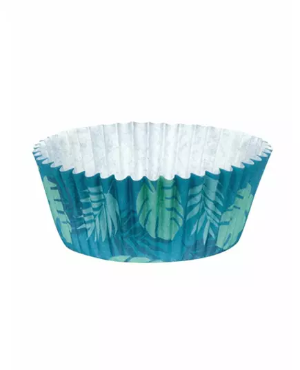 50 papírových košíčků na cupcakes Tropical Flamingo 6,5 cm