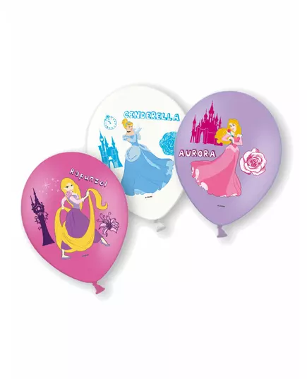 6 latexových balónků Disney Princess 28 cm