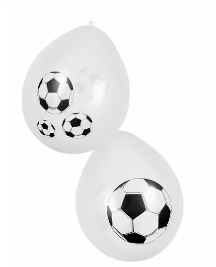 6 balónků Football Party 25 cm