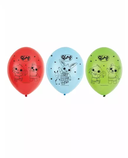 6 latexových balónků Bing 27 cm