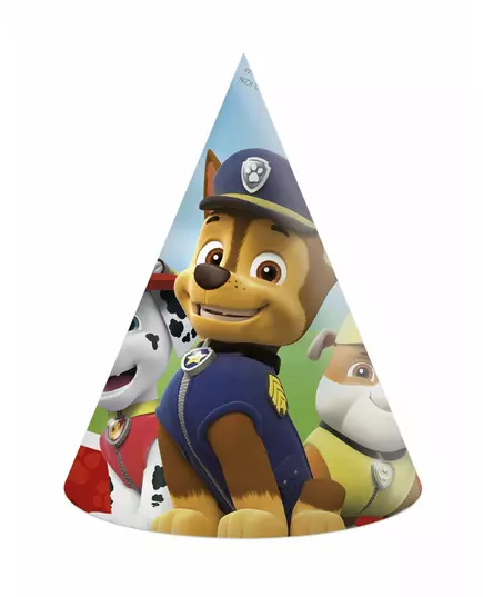 6 party kloboučků Paw Patrol Ready for Action