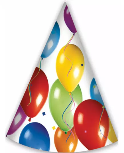 6 party klobouků Flying Balloon